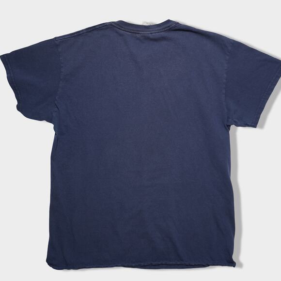 Kick Cancer in the Arse T-Shirt Navy Blue Graphic Tee Gildan Cotton Men’s Medium - Picture 4 of 7